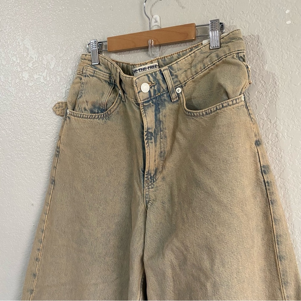 Free People WE THE FREE Waterfalls Baggy Wide Leg Jeans NEW - Picture 11 of 17
